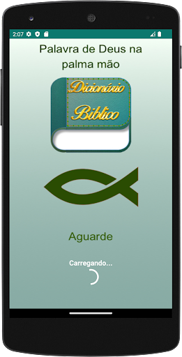 Android application Dicionário Biblico screenshort
