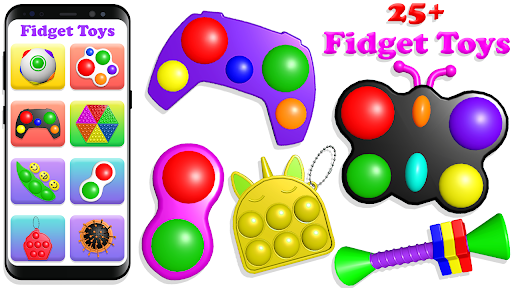 Fidget Toys Calming Games Sensory kit anti anxiety Mod (Unlimited Money) Download screenshots 1
