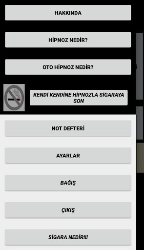 Android application Hipnozla Sigarayı Bırak screenshort