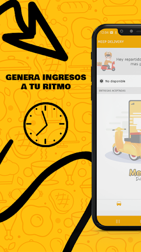 Android application Meep Delivery (Repartidor) screenshort