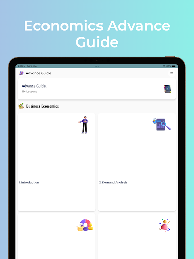 Screenshot of Learn Economics Tutorial Guide