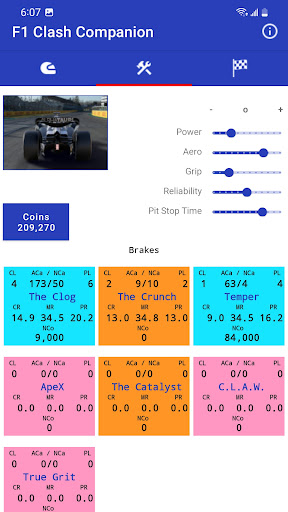 F1 Clash Companion Screen 2