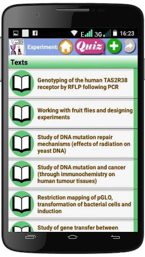 Experimental Biology Molecular Screen 2