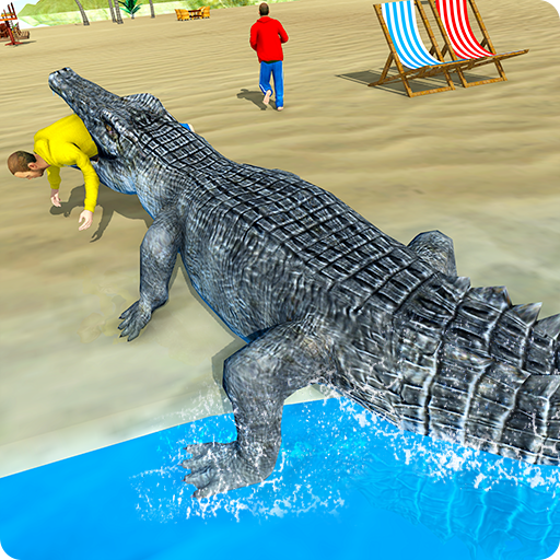 Hungry Crocodile Attack 3D: Cr  Icon