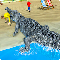 Крокодил игра пляж нападение: охотничьи игры