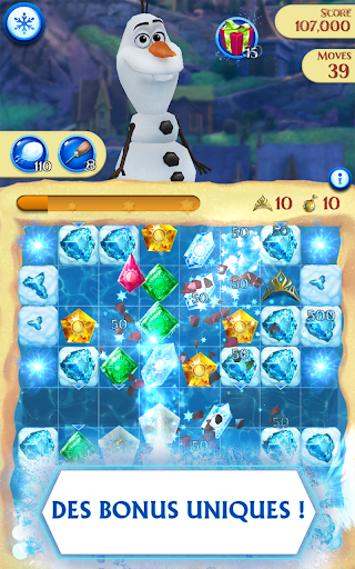 Code Triche Disney La Reine des Neiges Free Fall APK MOD (Astuce) 3