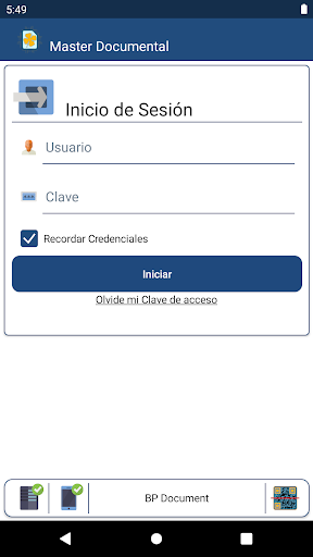 Android application Master Documental screenshort