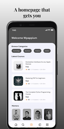 Android application WpAppium screenshort