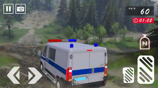 Van Driving - Police Van Games Screen 2