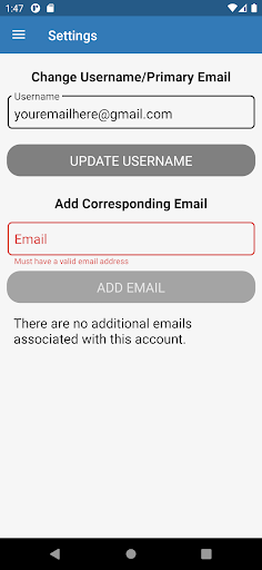 NCTC eBill Screenshot
