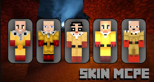 One Punchman Skins for MCPE