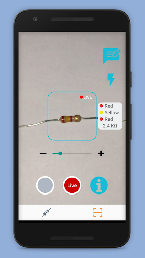 Resistor Scanner (beta) Screen 2