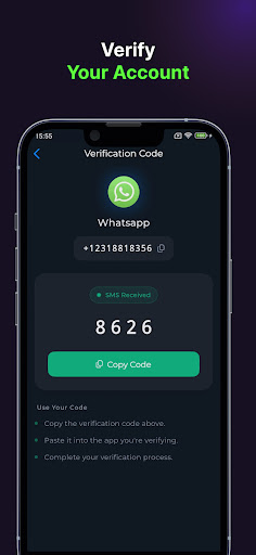 Virtual Phone Number - SmsCode screenshot 4