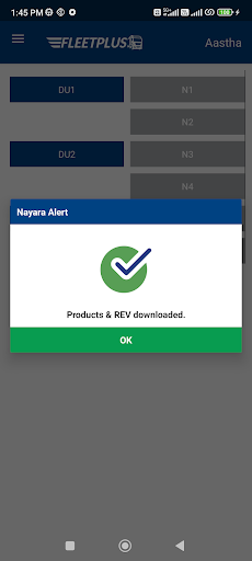 FleetPlus Transactions Screen 3