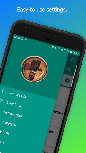 Android application Native American Music screenshort