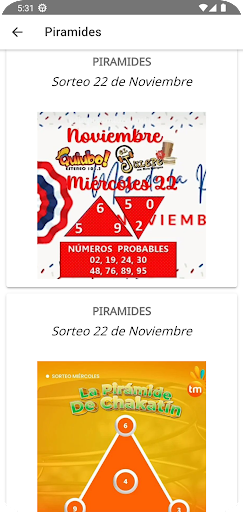 Lotería Panamá Sorteos Screen 2