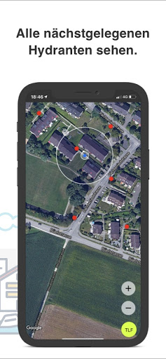 GVZ Hydranten Finder Screen 2