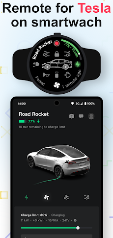 Teswear: Watch app for Teslaのおすすめ画像1