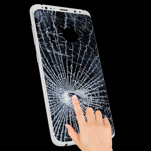 Broken Screen Prank Wallpaper