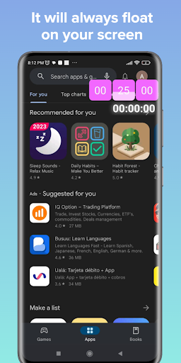 Floating Timer Stopwatch Screen 3