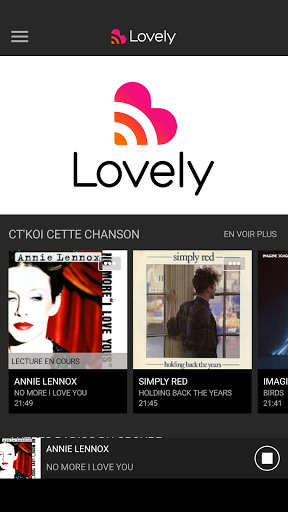 Android application Lovely Radio screenshort