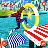 Legendary Stuntman Run 3D: Water Park WipeOut Game icon