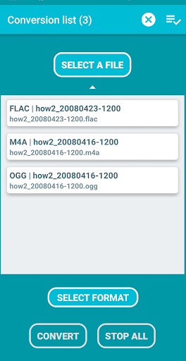 Audio Converter - All formats Screen 2