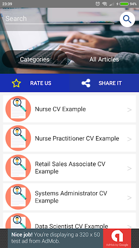 CV Examples and CV Templates  Free