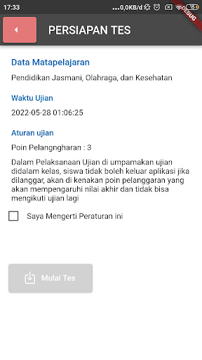 Android application Sekolahku screenshort