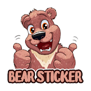 Cute Bear sticker WA