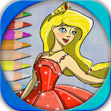 Paint Princesses for girls icon