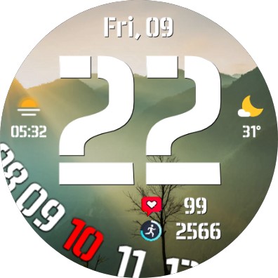 N-SPORT660 Weather Big Digital screenshot 13