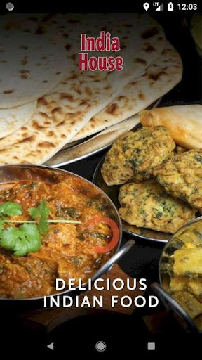Android application India House Restaurant screenshort