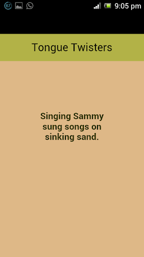 Tongue Twisters