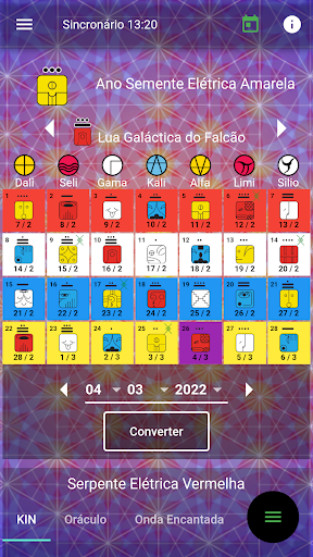 Android application Sincronário 13:20 screenshort
