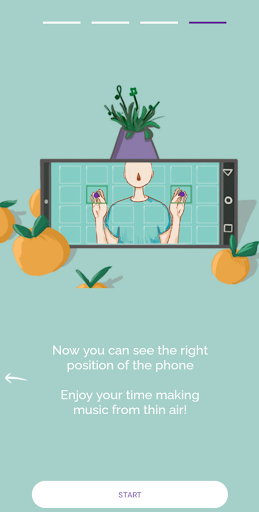 Android application airPiano screenshort