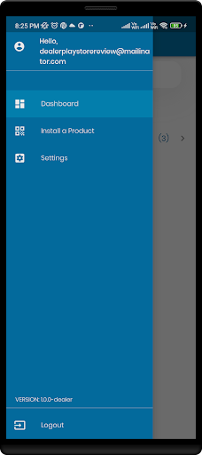 CG Installer Control Screen 2