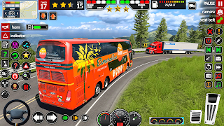 Hill Bus Driving Bus Game 3D - Screenshot 2