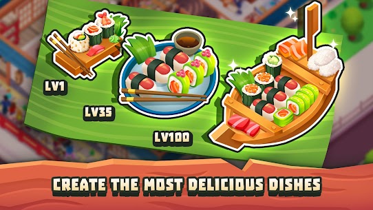 Sushi Empire Tycoon MOD (Unlimited Money, Builder) 3