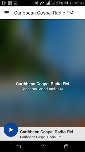 Android application Caribbean Gospel Radio FM screenshort