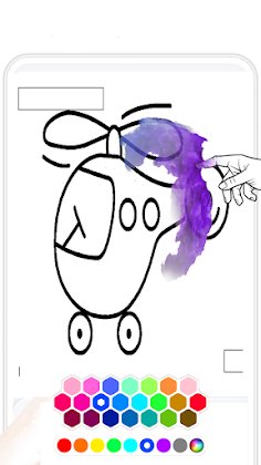 رسم تلوين رسمات سهل - لوحة رسم - Screenshot 4