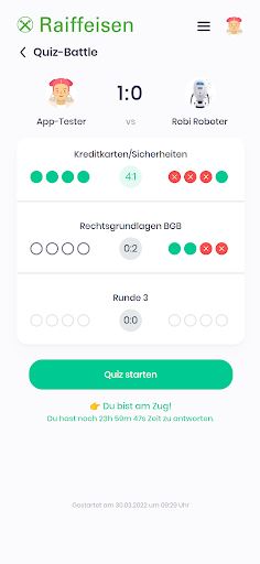 Raiffeisen Azubi-App Screen 2