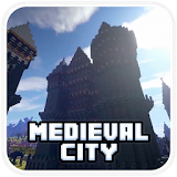 Medieval city minecraft map icon