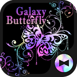 Stylish Theme Galaxy Butterfly icon