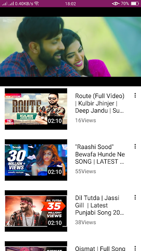 Punjabi Song DJ, Punjabi Video Screen 3