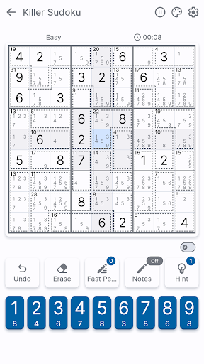 Killer Sudoku Screen 2