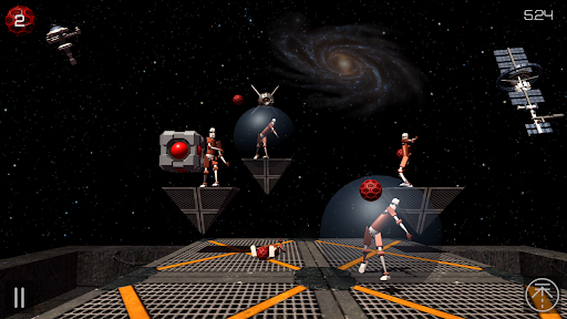 Space Robot Dodgeball Screen 2