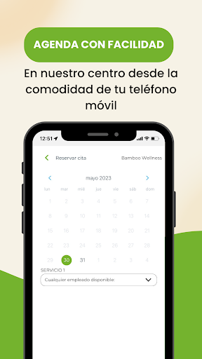 Android application Bamboo Wellness screenshort