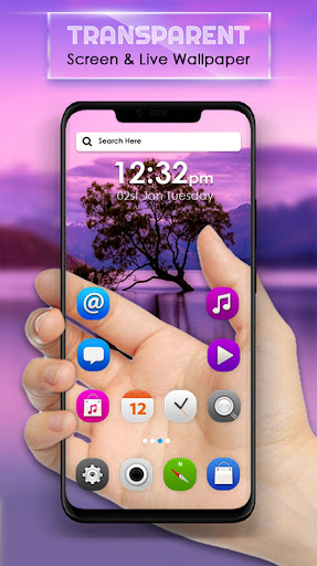 Android application Transparent Live Wallpaper screenshort