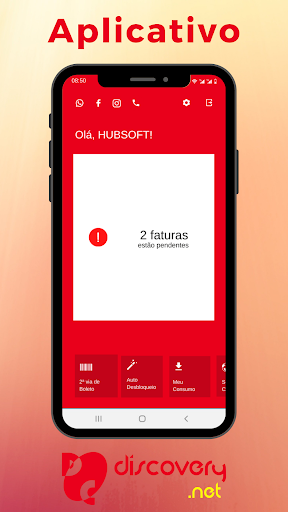 Android application Discovery Net screenshort